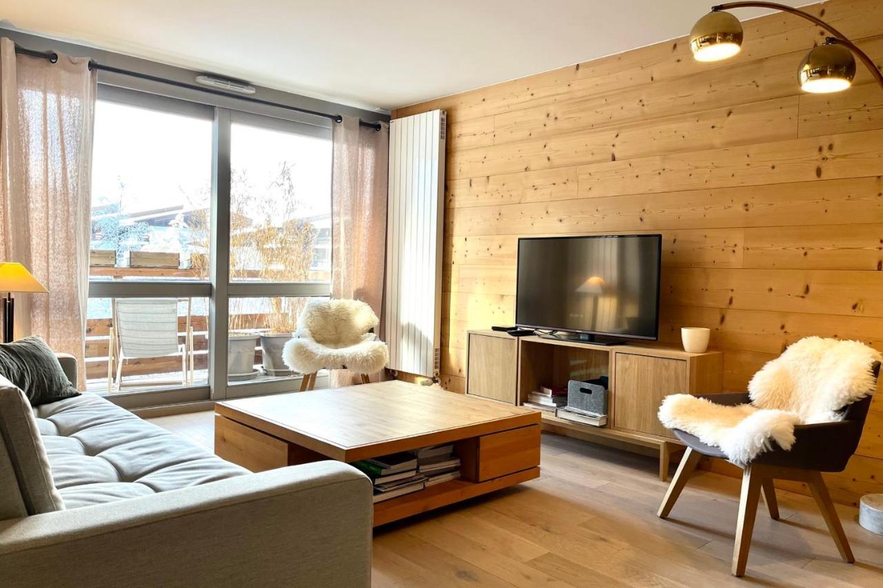Modern Apt At The Foot Of The Slopes In Megeve Megève Exterior foto